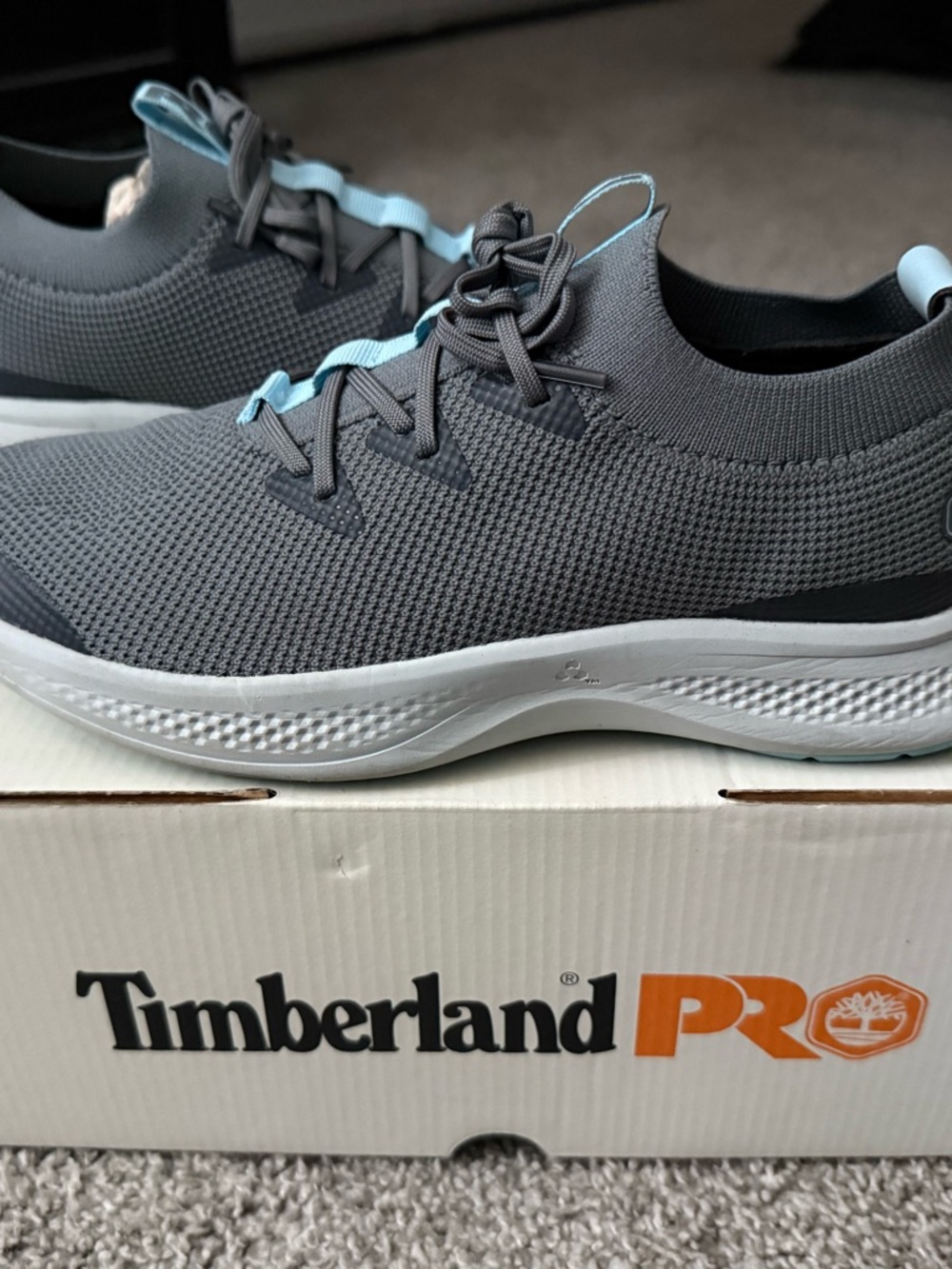 Timberland PRO Gray Knit Slip-On SOLACE soft toe